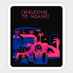 Welcome To Miami Sticker